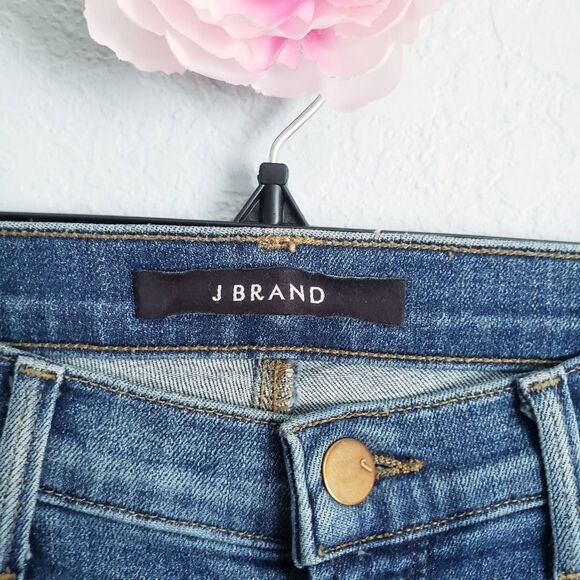 J Brand Maria Medium Wash High Rise Skinny Jeans - Picture 5 of 10